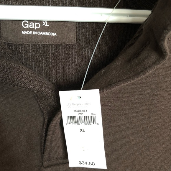 Gap Long Sleeve 1/4 Zip Pullover - Picture 4 of 6